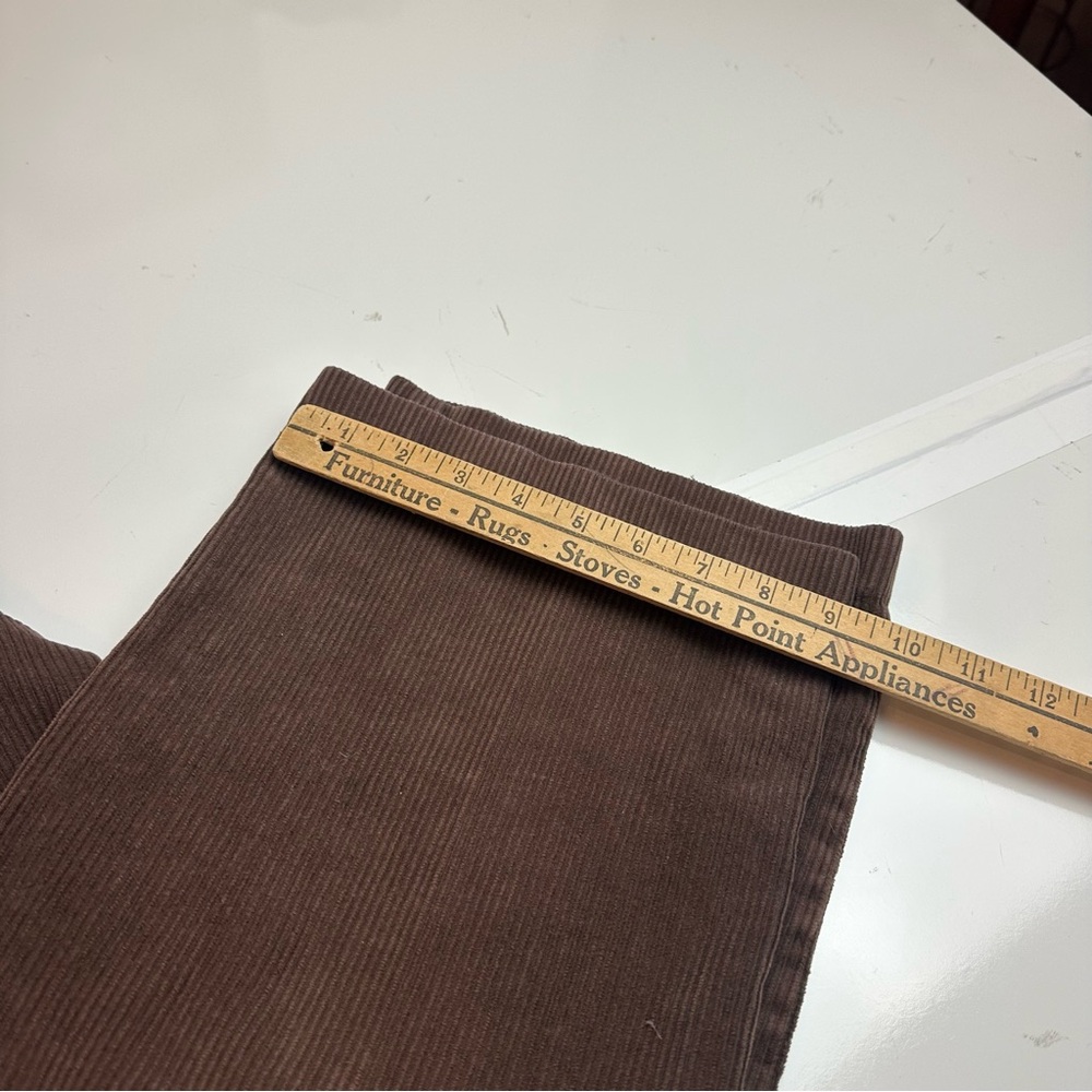 Joseph Abboud Men's Rich Brown Corduroy Trousers - Picture 7 of 9
